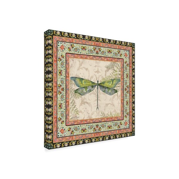 Jean Plout 'Bohemian Dragonfly 2' Canvas Art,24x24